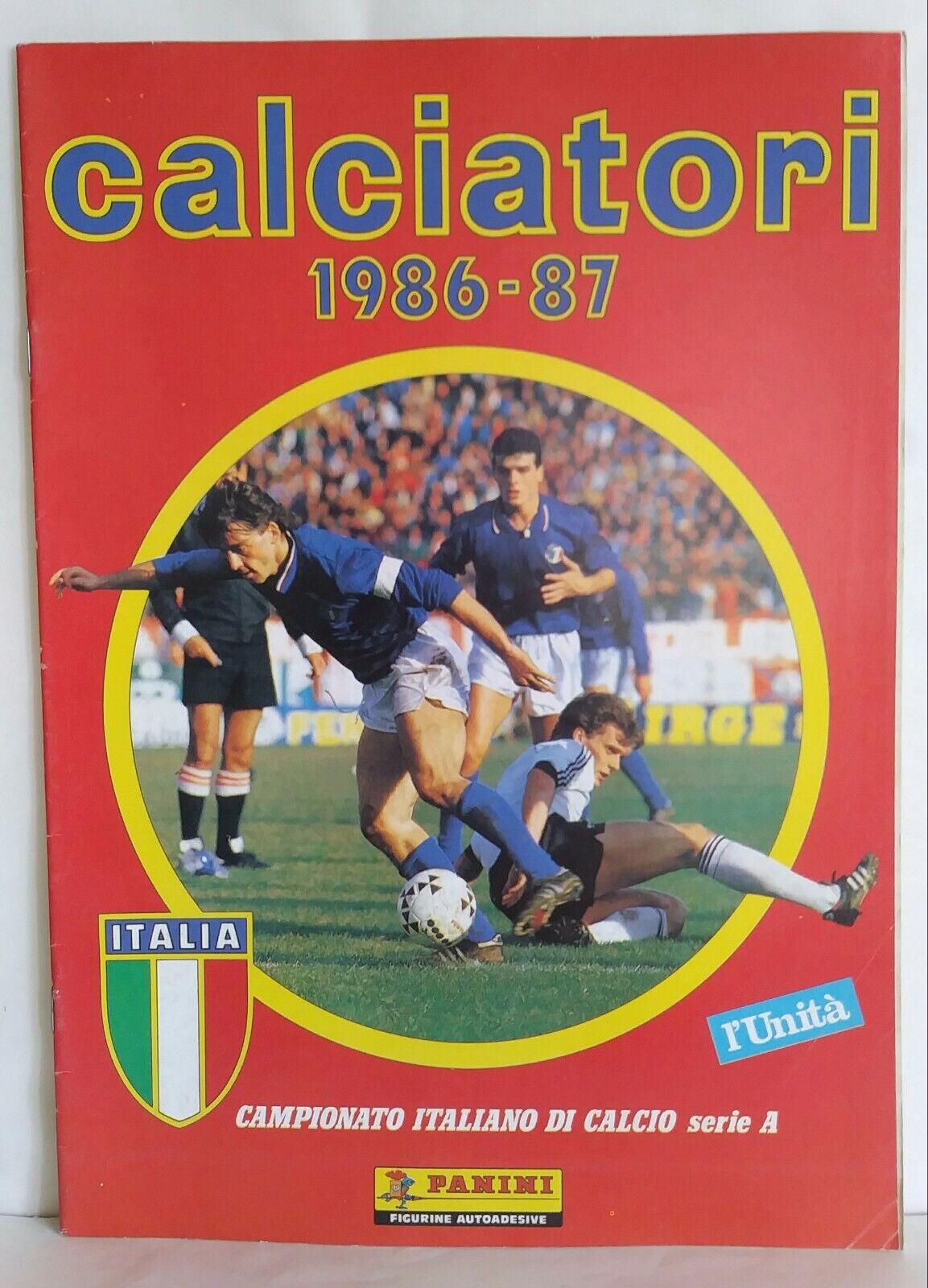 ALBUM CALCIATORI PANINI RISTAMPE UNITA' SCEGLI DAL MENU' A TENDINA