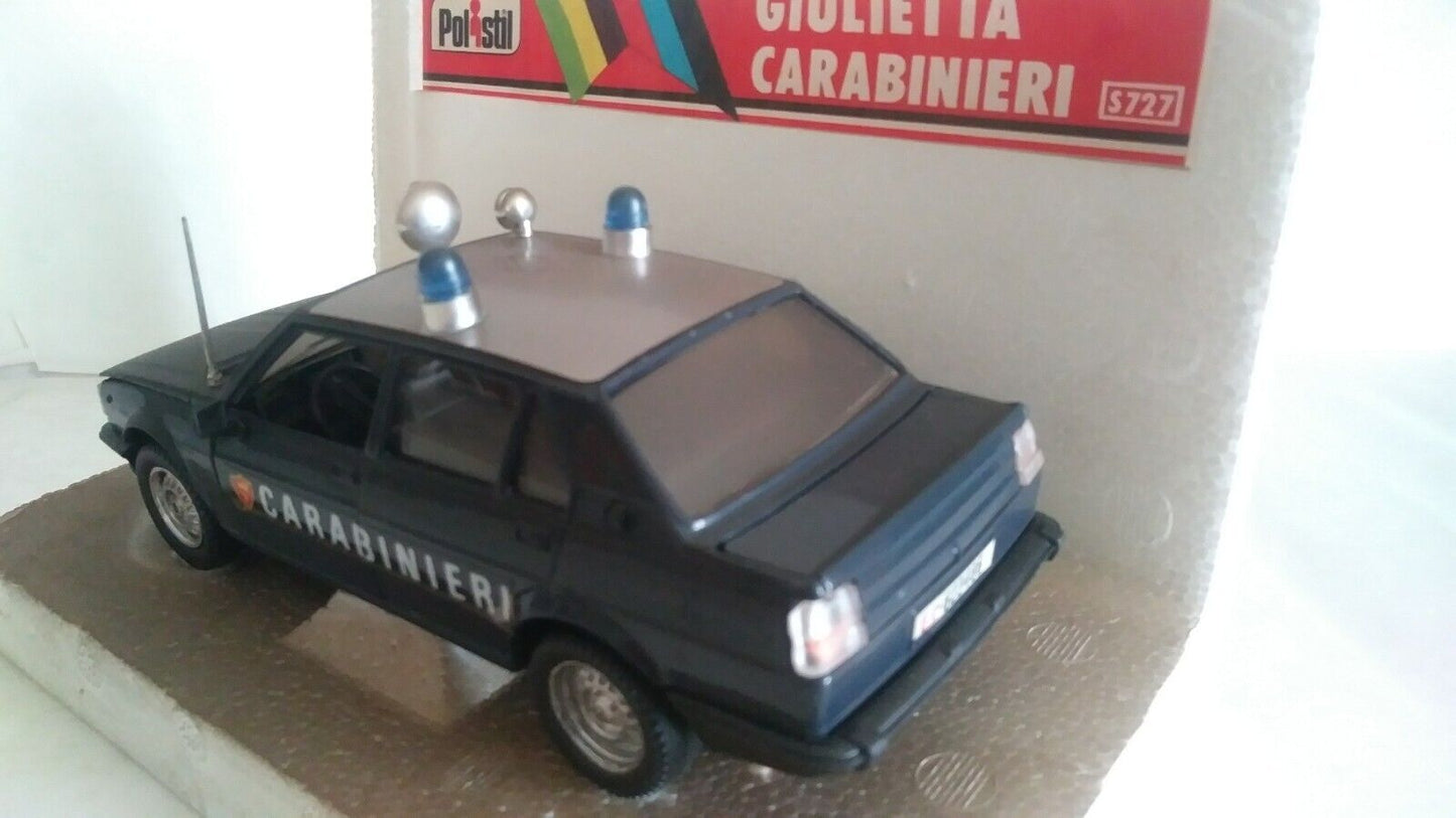 ALFA ROMEO GIULIETTA CARABINIERI POLISTIL SCALA 1/25