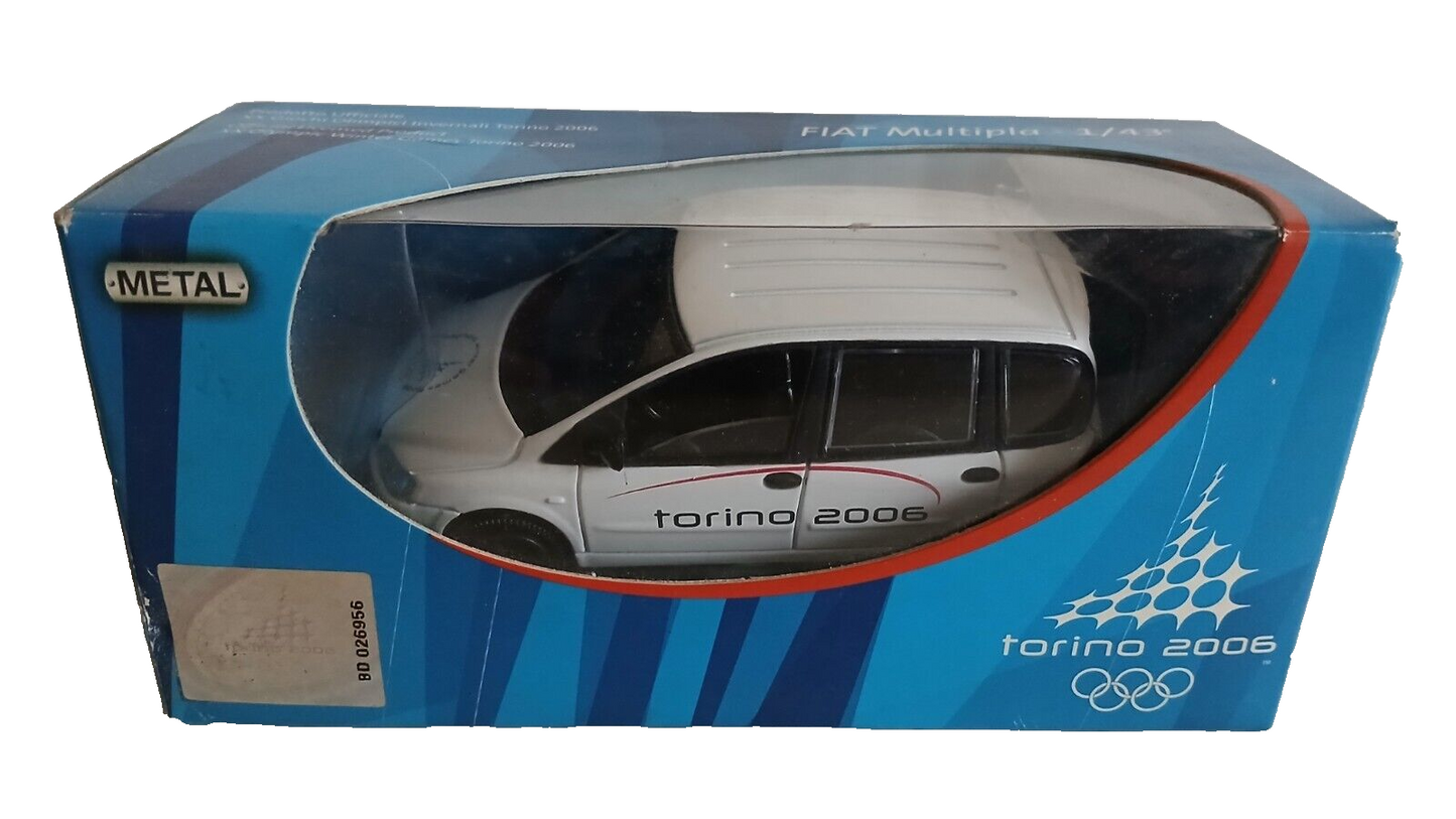 FIAT MULTIPLA OLIMPIADI/OLYMPIC GAMES TORINO 2006 MAJORETTE SCALA 1/43