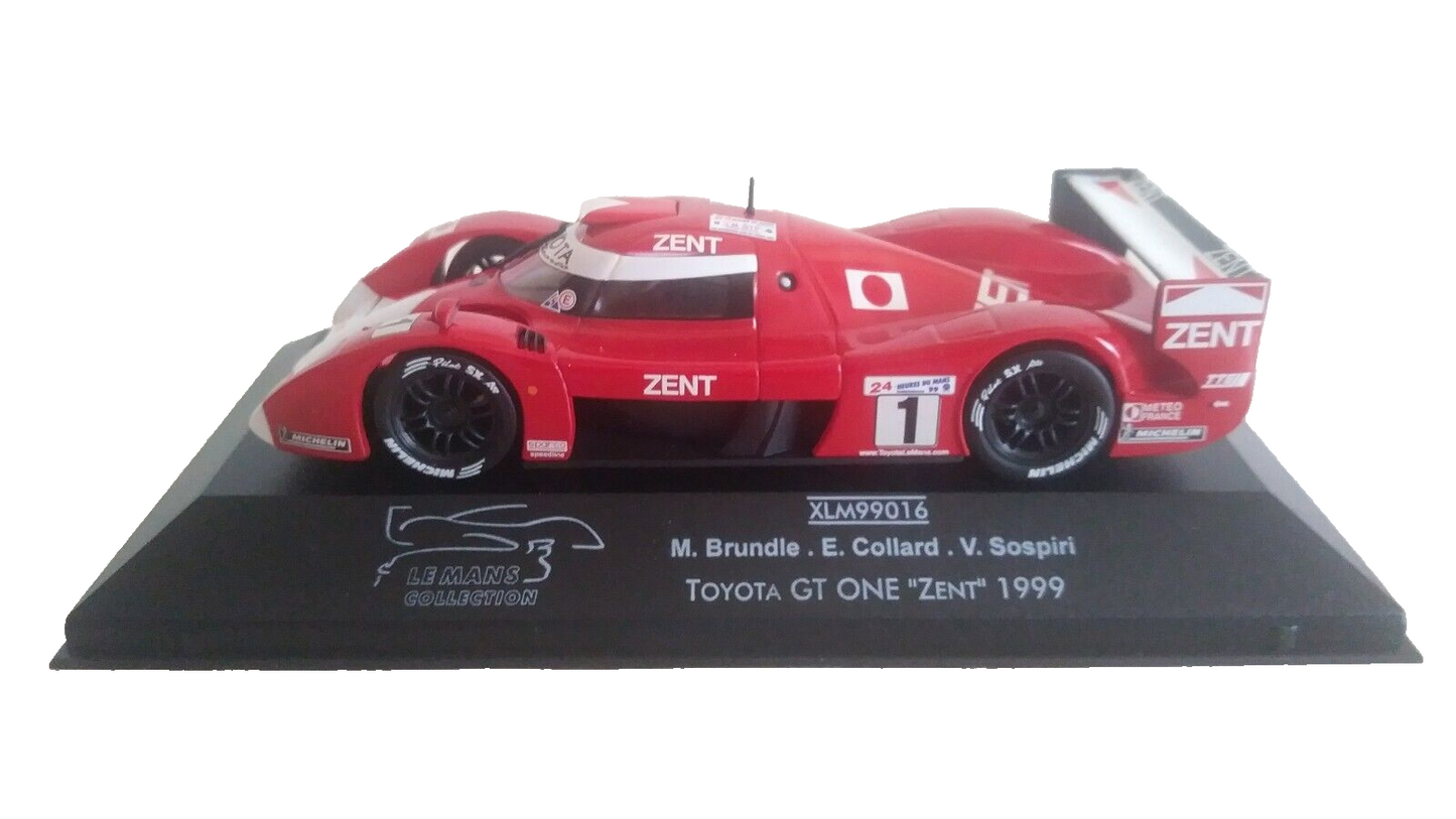 TOYOTA GT ON "ZENT" LE MANS 1999 SCALA 1/43