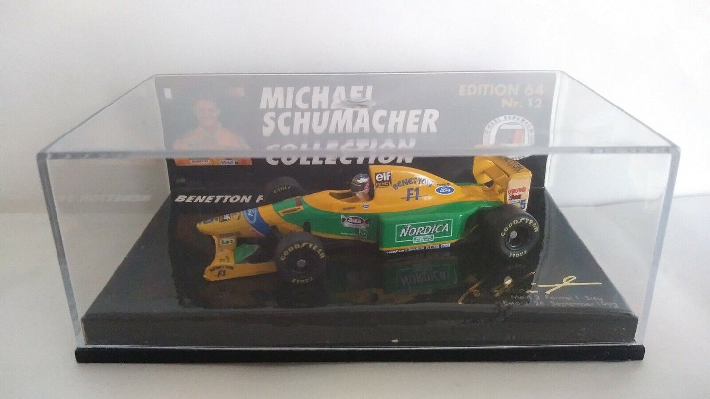 MICHAEL SCHUMACHER COLLECTION MINICHAMPS 1:64 SCEGLI DAL MENU A TENDINA