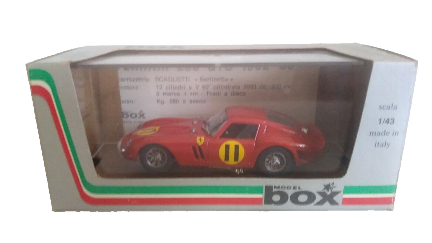 FERRARI 250 GTO 1962-63 MODEL BOX SCALA 1/43