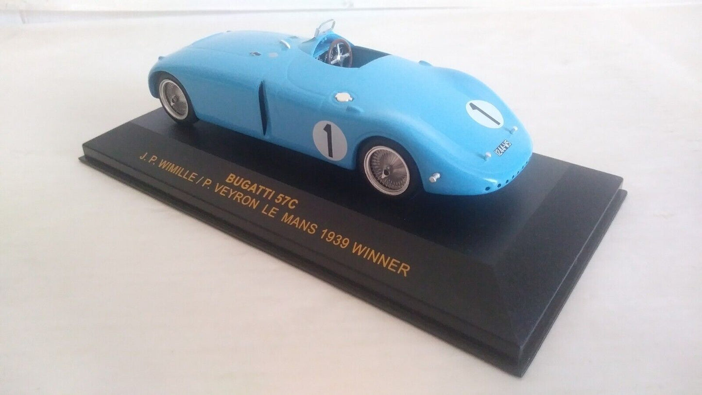 BUGATTI 57C WINNER LE MANS 1939 IXO SCALA 1/43