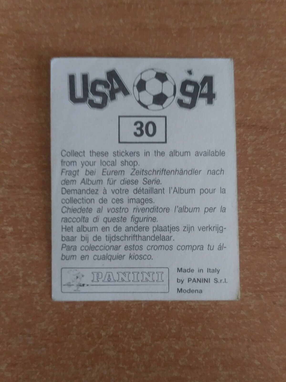 FIGURINE CALCIATORI PANINI USA 94 (N. 1-259) SCEGLI DAL MENU A TENDINA