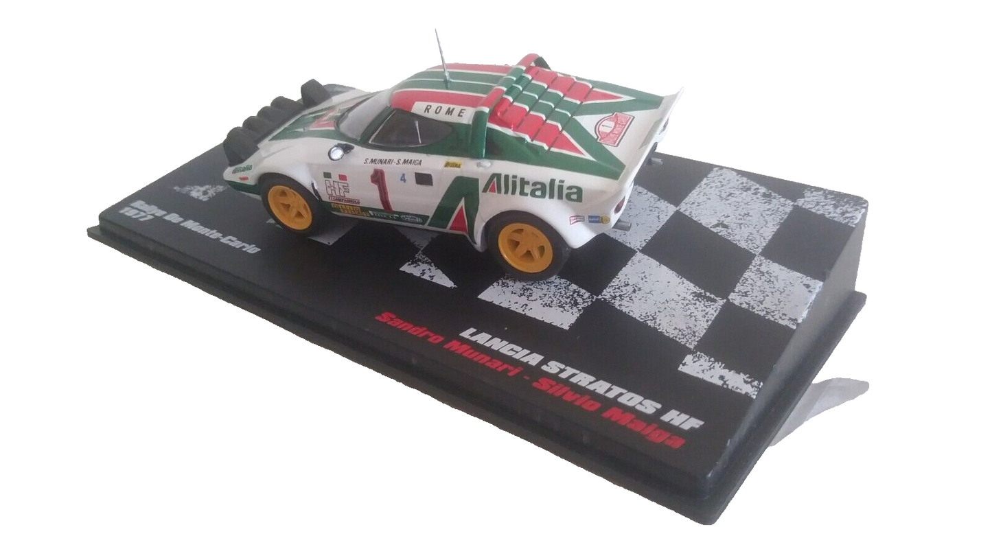 LANCIA STRATOS HF RALLY MONTECARLO 1977 IXO SCALA 1/43