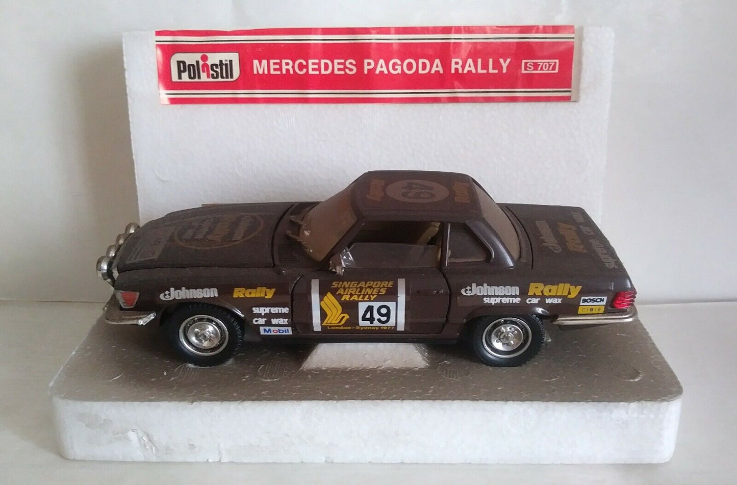 MERCEDES PAGODA RALLY POLISTIL SCALA 1/25