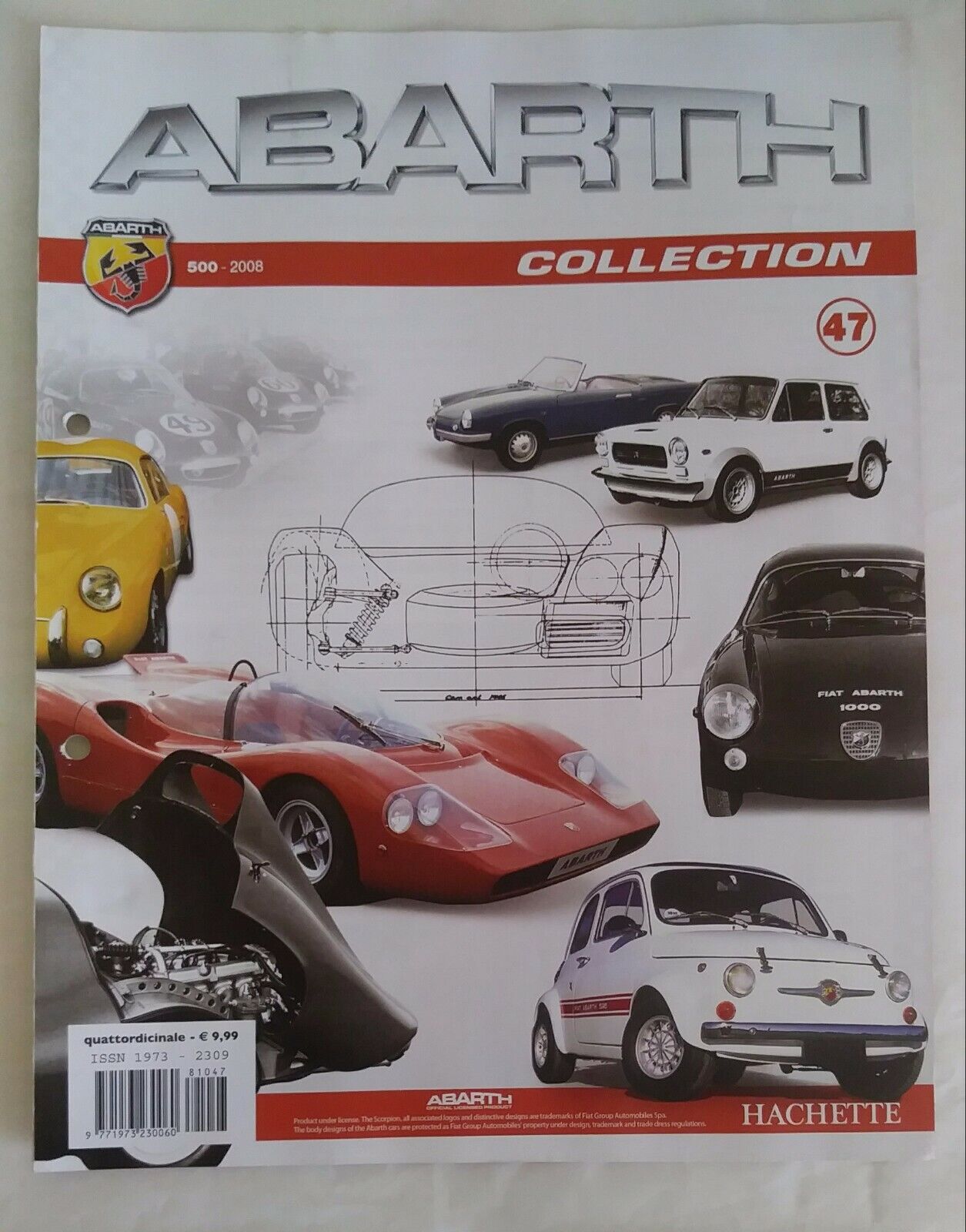 ABARTH COLLECTION FASCICOLI SCEGLI DAL MENU A TENDINA