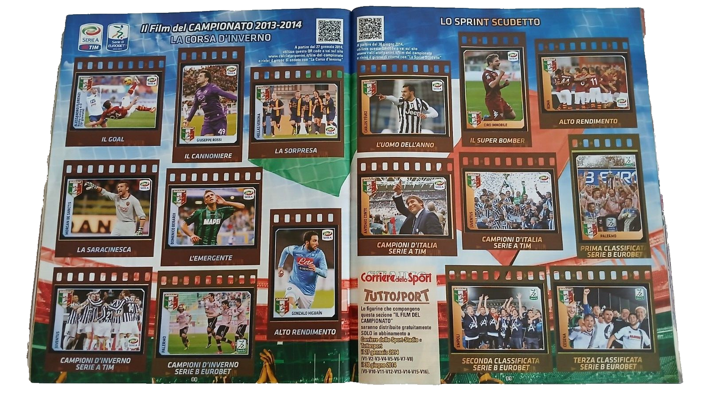 ALBUM CALCIATORI PANINI 2013-14