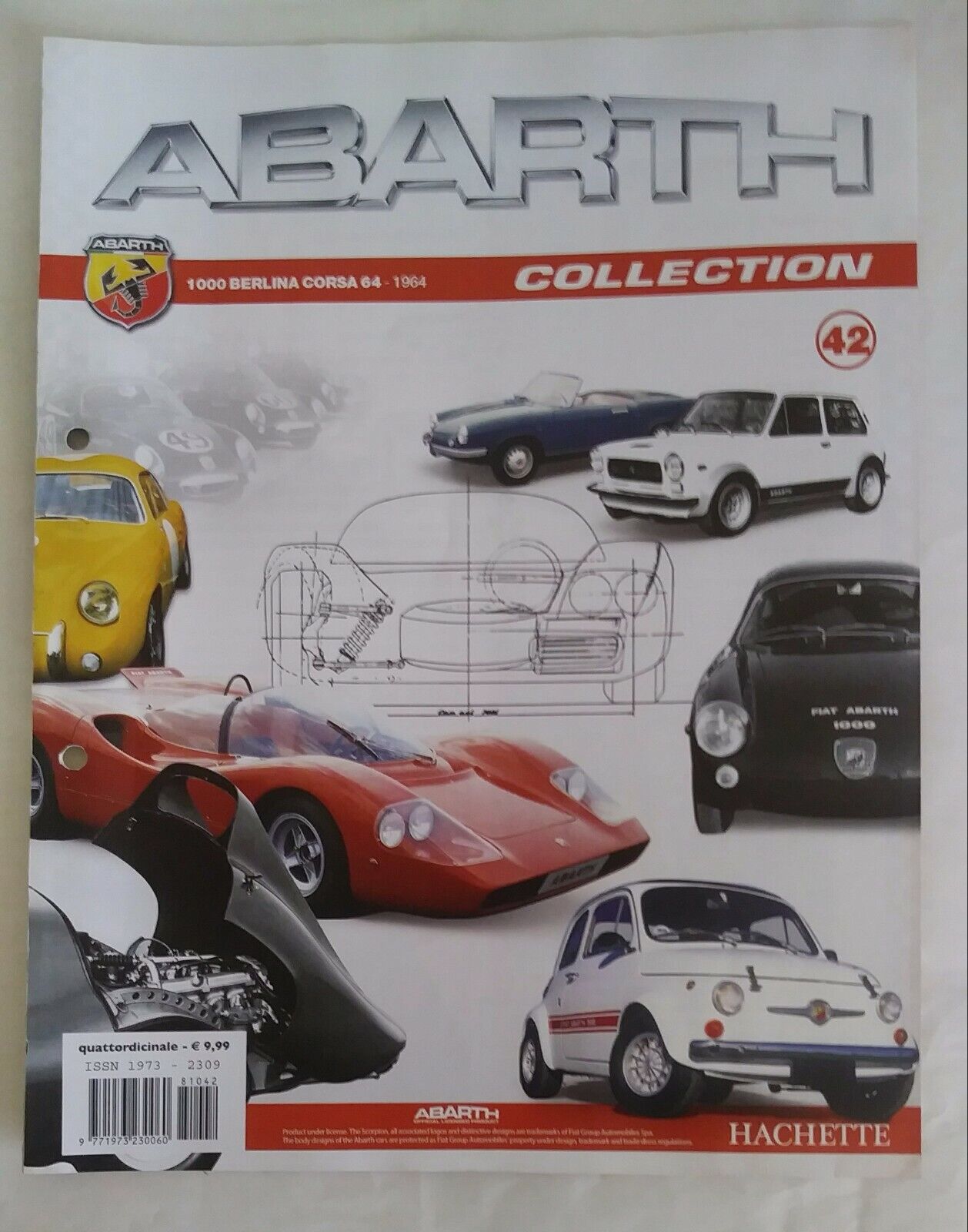 ABARTH COLLECTION FASCICOLI SCEGLI DAL MENU A TENDINA