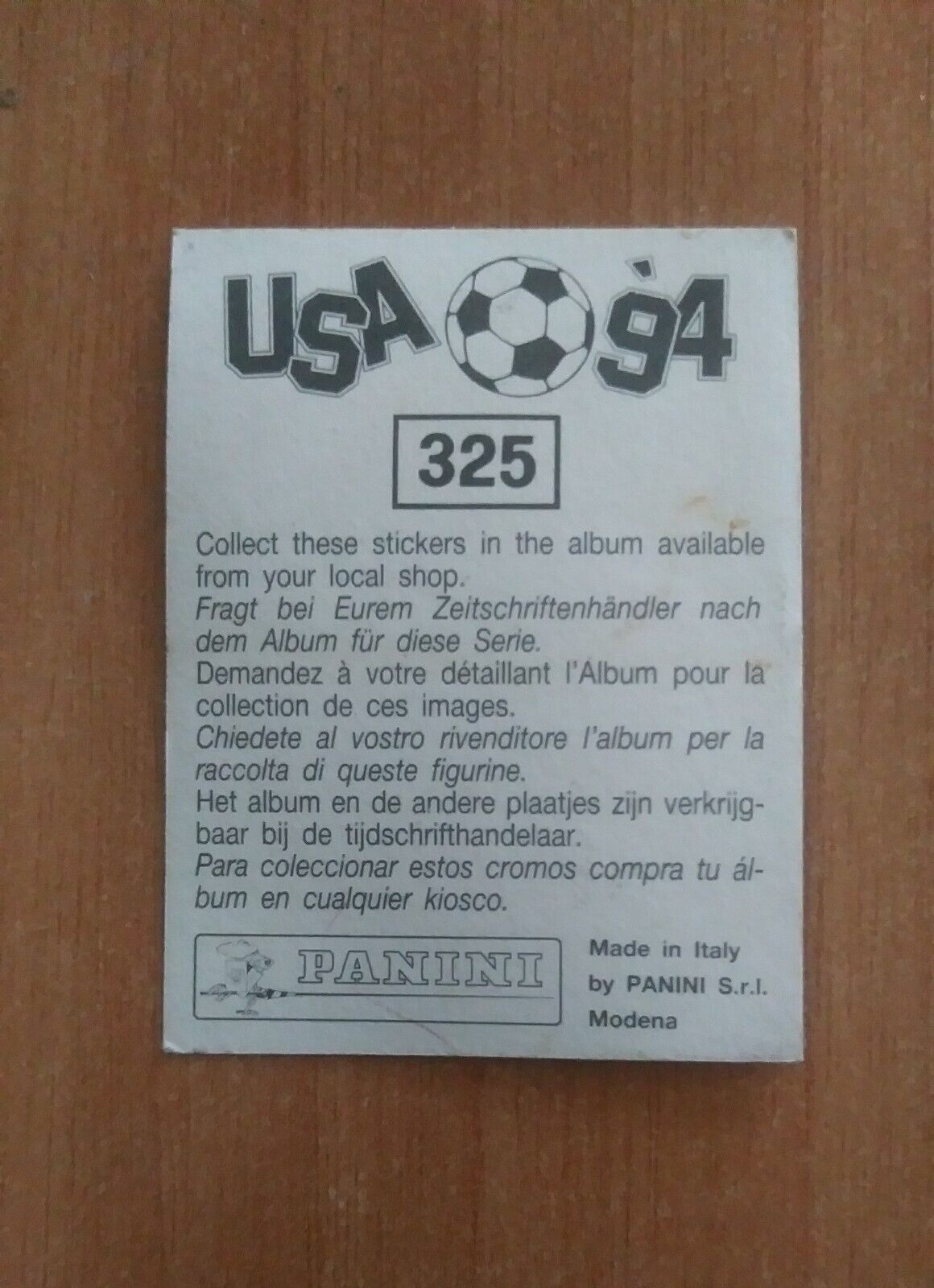 FIGURINE CALCIATORI PANINI USA 94 (N. 266-440) SCEGLI DAL MENU A TENDINA