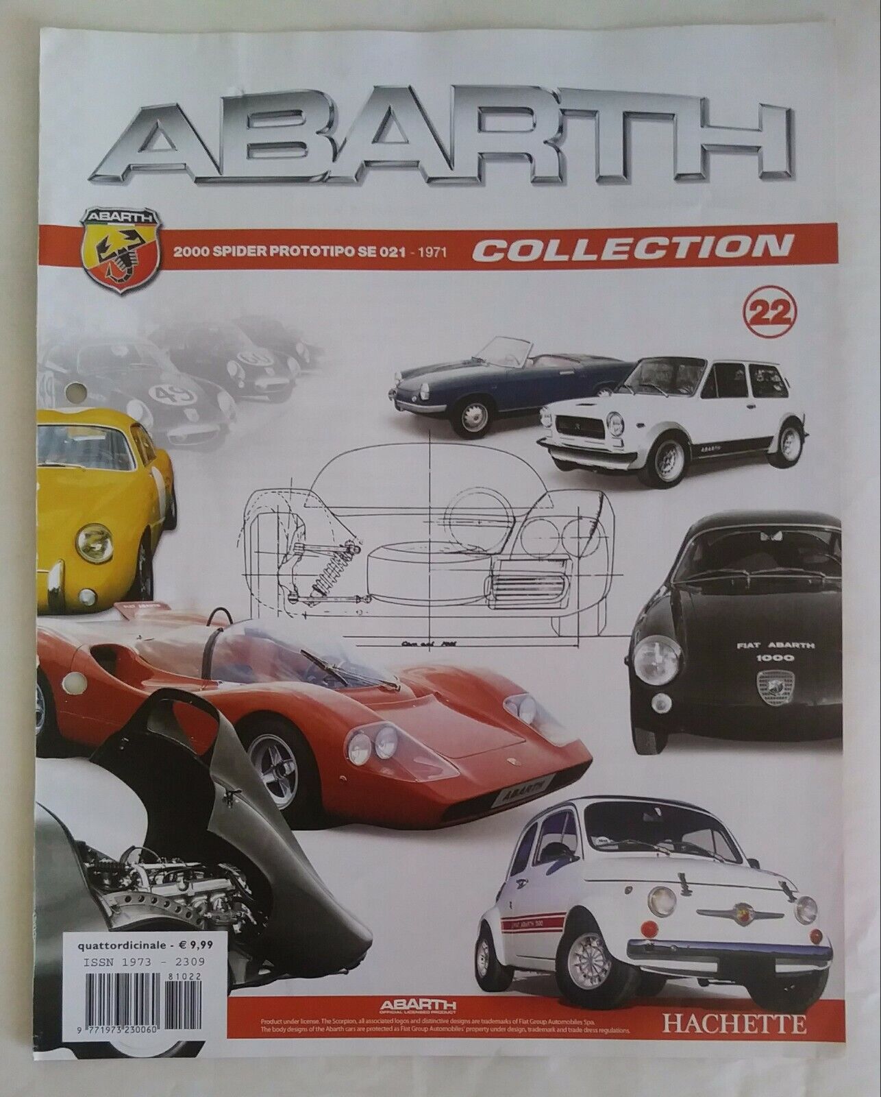 ABARTH COLLECTION FASCICOLI SCEGLI DAL MENU A TENDINA