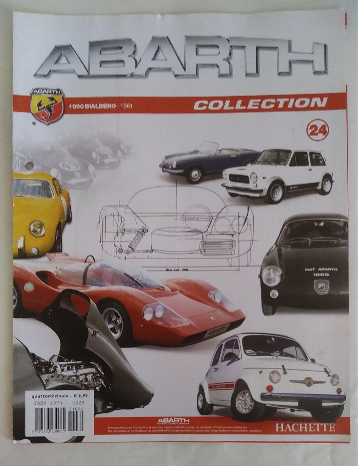 ABARTH COLLECTION FASCICOLI SCEGLI DAL MENU A TENDINA