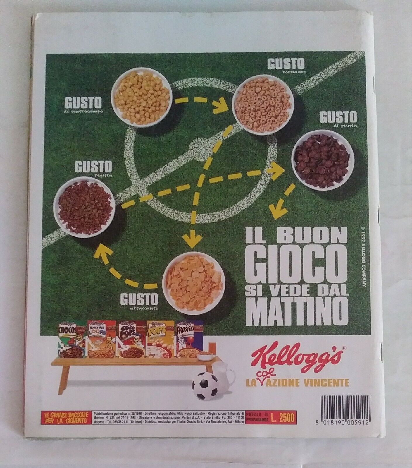 ALBUM CALCIATORI PANINI 1996-97