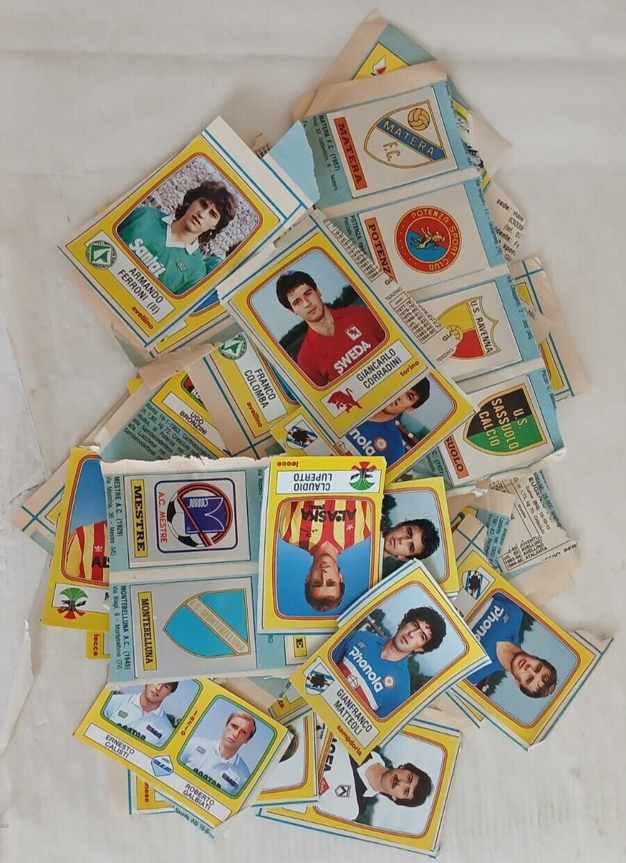 LOTTO 126 FIGURINE CALCIATORI PANINI DA RECUPERE