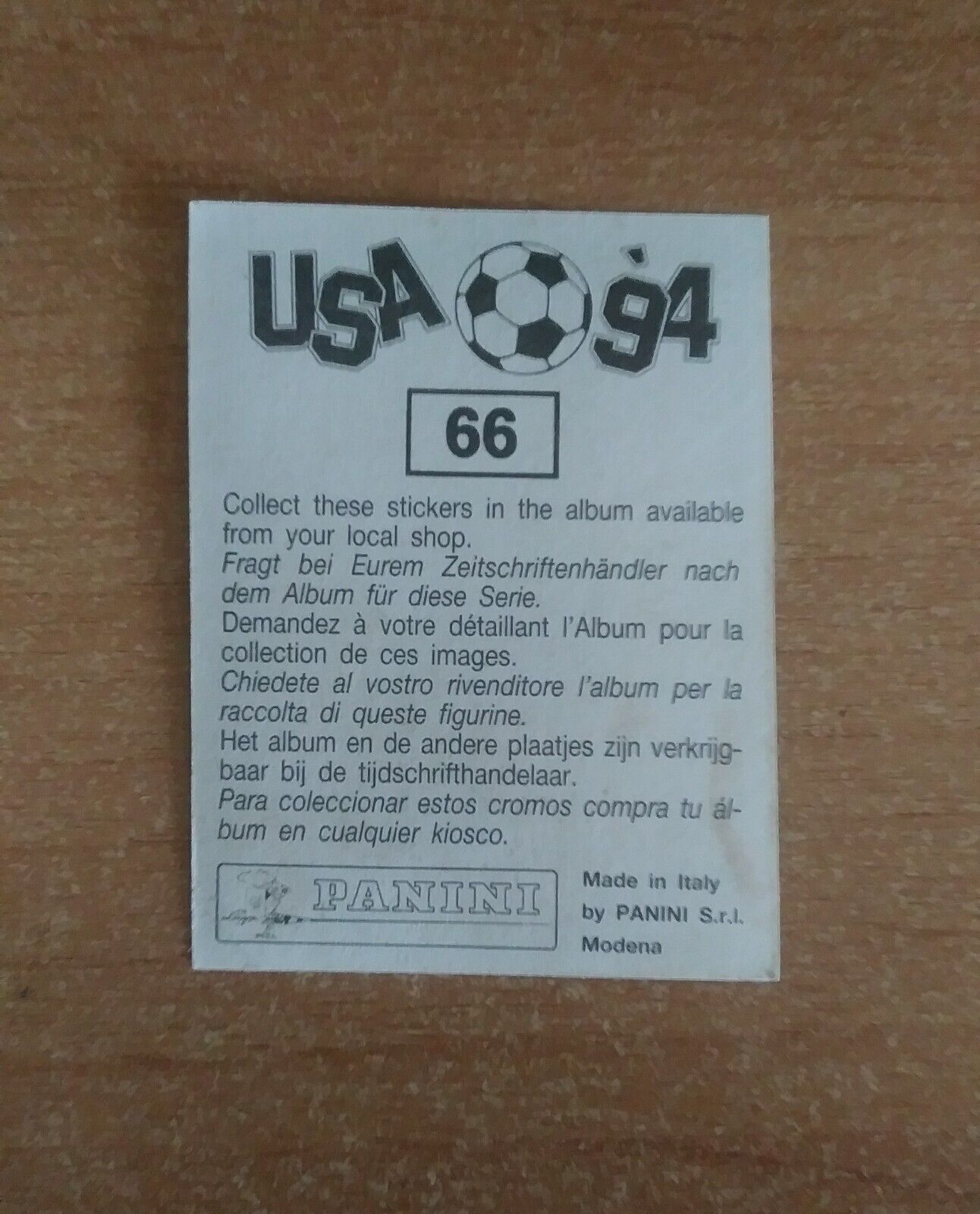 FIGURINE CALCIATORI PANINI USA 94 (N. 1-259) SCEGLI DAL MENU A TENDINA