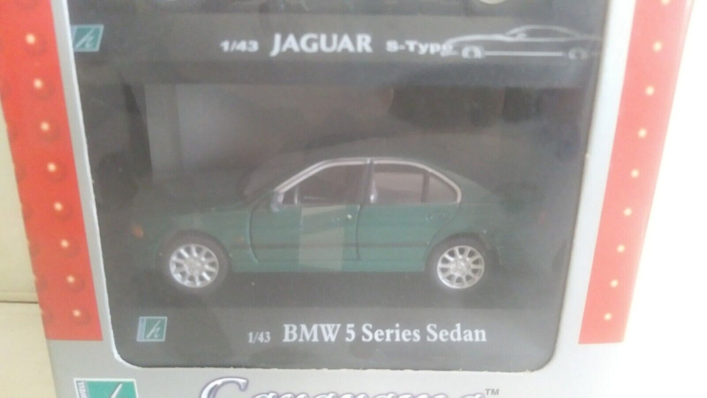 JAGUAR S-TYPE + BMW 5 SERIES SEDAN CARARAMA SCALA 1/43