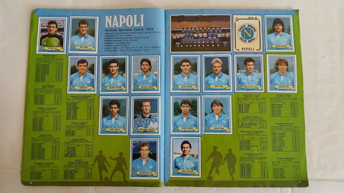 ALBUM CALCIATORI PANINI 1992-93 COMPLETO/FULL