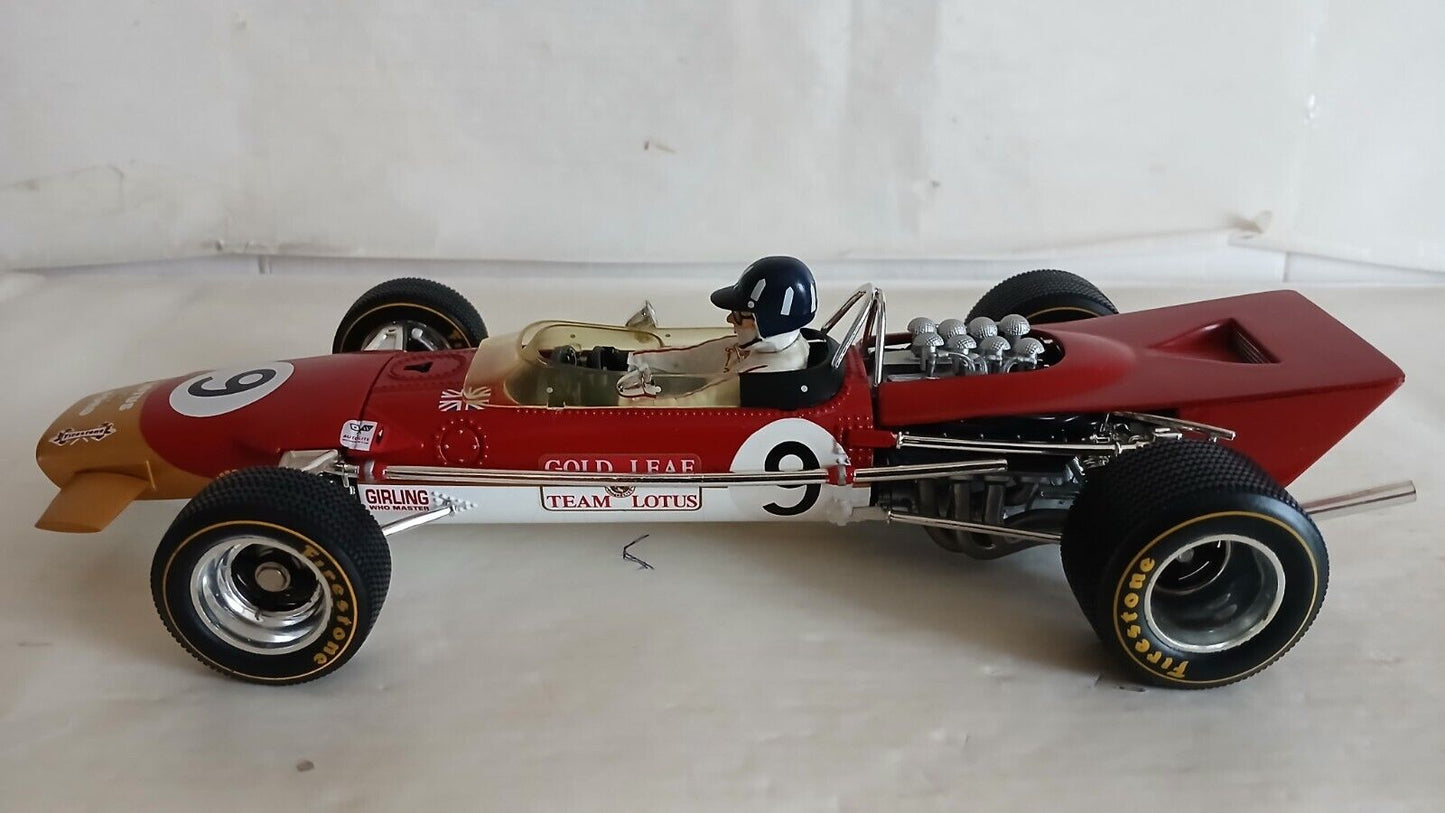 LOTUS 49B "GOLD LEAF" WINNER MONACO GP 1968  QUARTZO SCALA 1/18