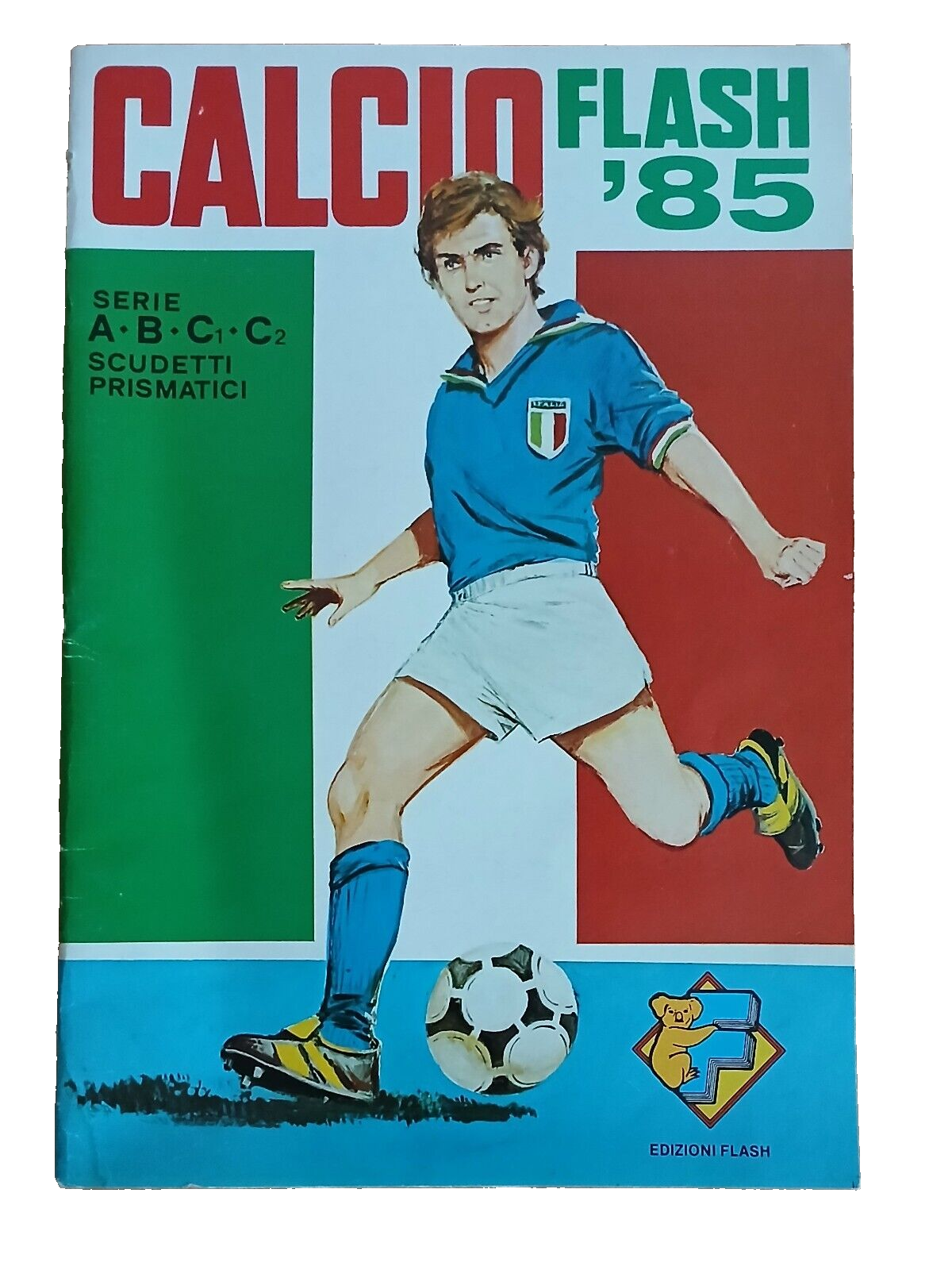 ALBUM CALCIO 85 EUROFLASH VUOTO/EMPTY