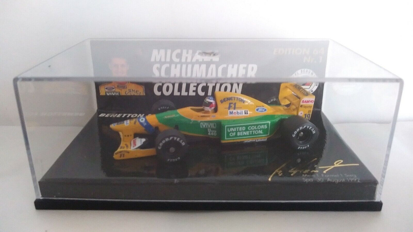 MICHAEL SCHUMACHER COLLECTION MINICHAMPS 1:64 SCEGLI DAL MENU A TENDINA