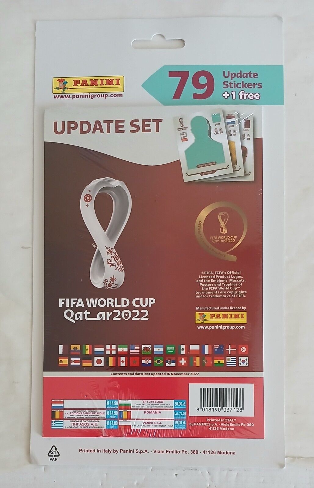 SET AGGIORNAMENTI SIGILLATO - UPLOAD SEALED SET PANINI SCEGLI