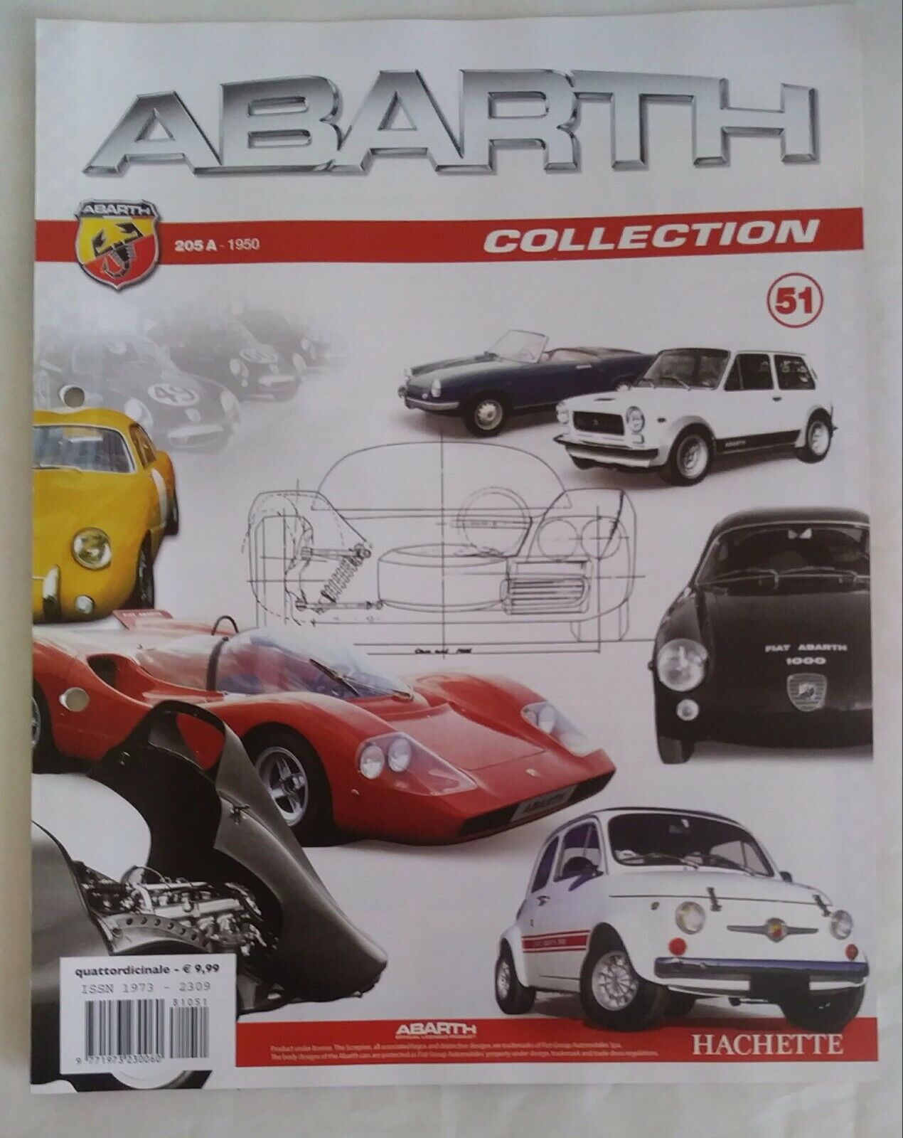 ABARTH COLLECTION FASCICOLI SCEGLI DAL MENU A TENDINA