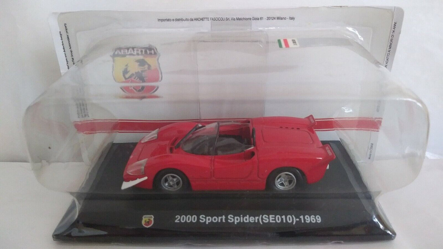 ABARTH COLLECTION 1:43 SCEGLI DAL MENU A TENDINA