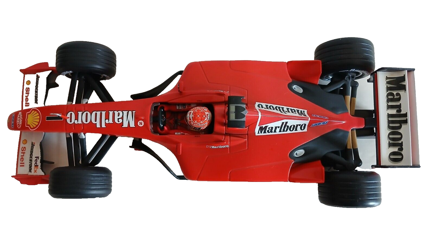 FERRARI F2001 "MICHAEL SCHUMACHER" HOTWHEELS SCALA 1/18