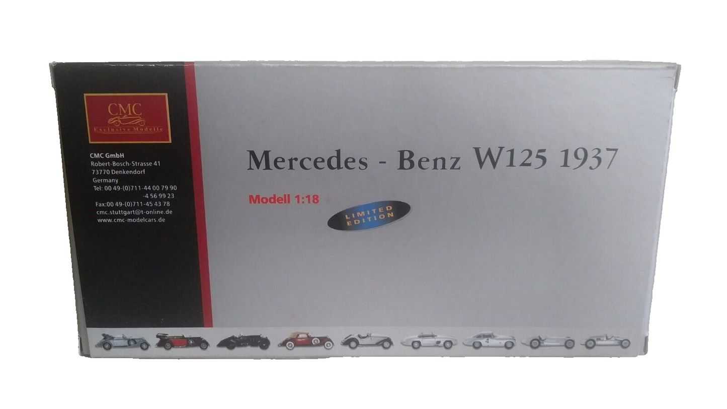 MERCEDES-BENZ W125 - 1937 CMC SCALA 1/18