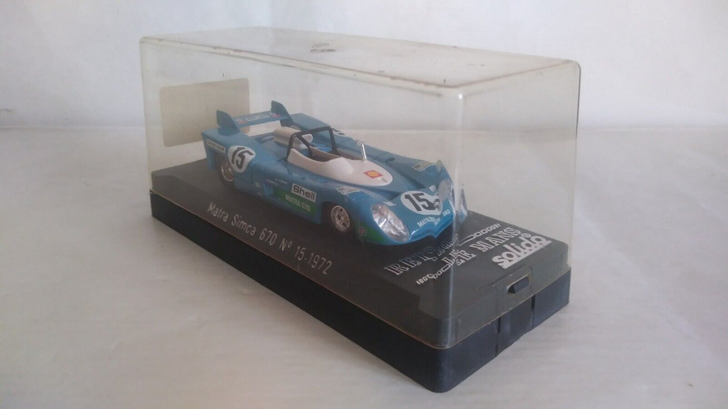 MATRA SIMCA 670 N. 15- 1972 SOLIDO SCALA 1/43