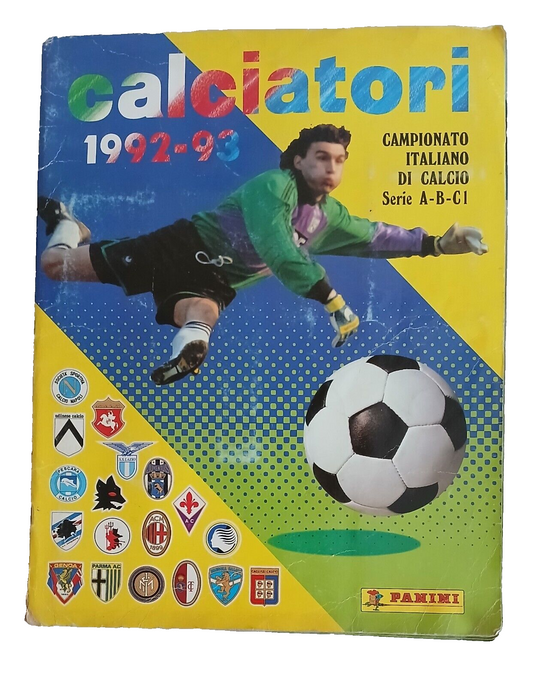 ALBUM CALCIATORI PANINI 1992-93 COMPLETO/FULL