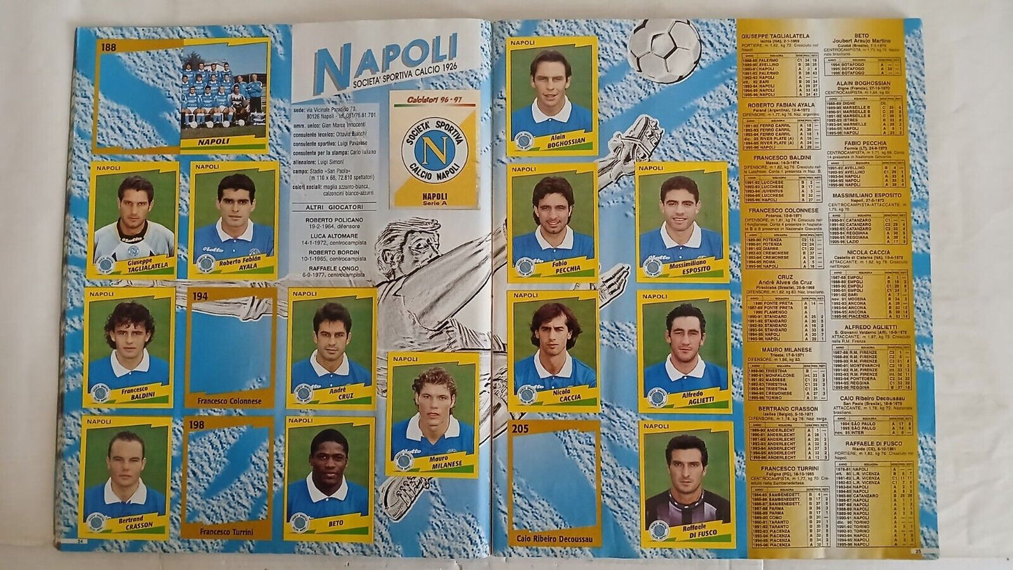 ALBUM CALCIATORI PANINI 1996-97