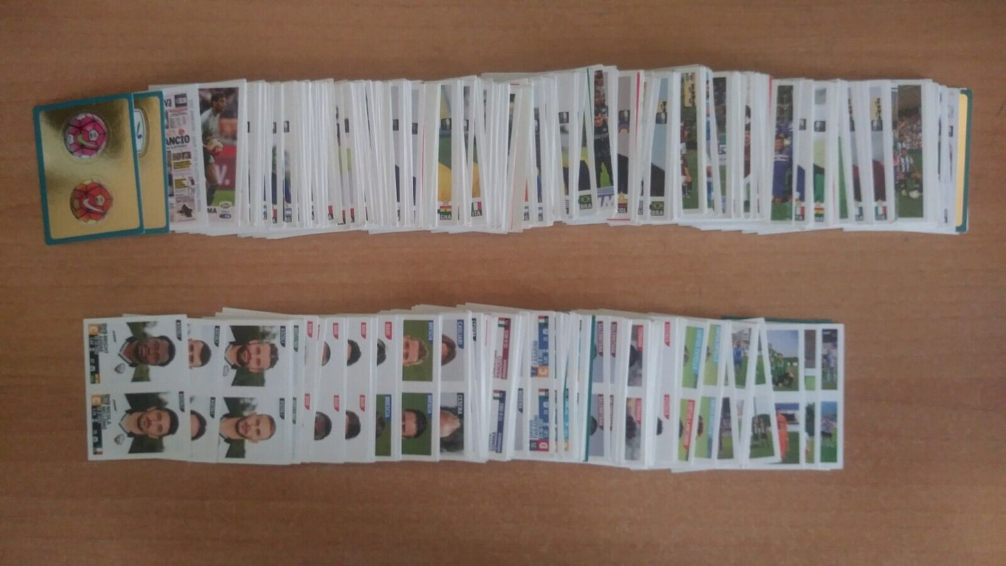 LOTTO DI 353 FIGURINE CALCIATORI PANINI 2015-16 TUTTE DIVERSE