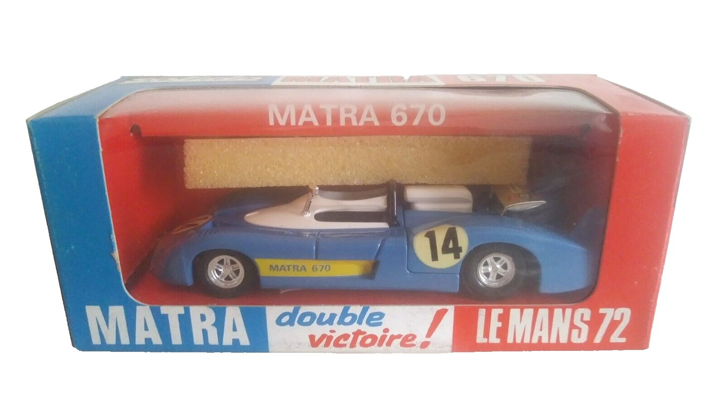 MATRA 670 LONGUE LE MANS 1972 SOLIDO SCALA 1/43