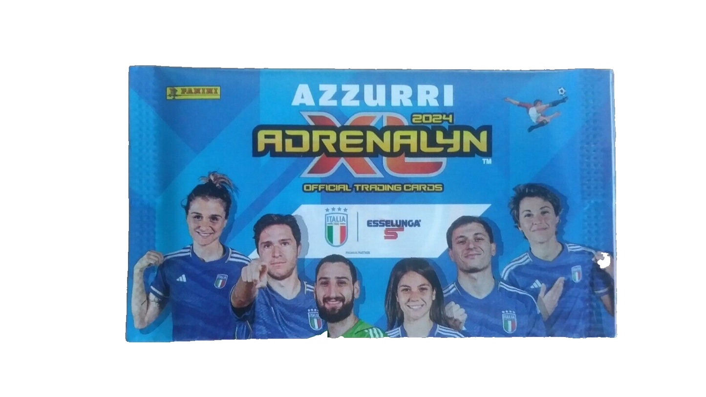 16 PACCHETTI TRADING CARDS PANINI ADRENALYN AZZURRI 2024 ESSELUNGA