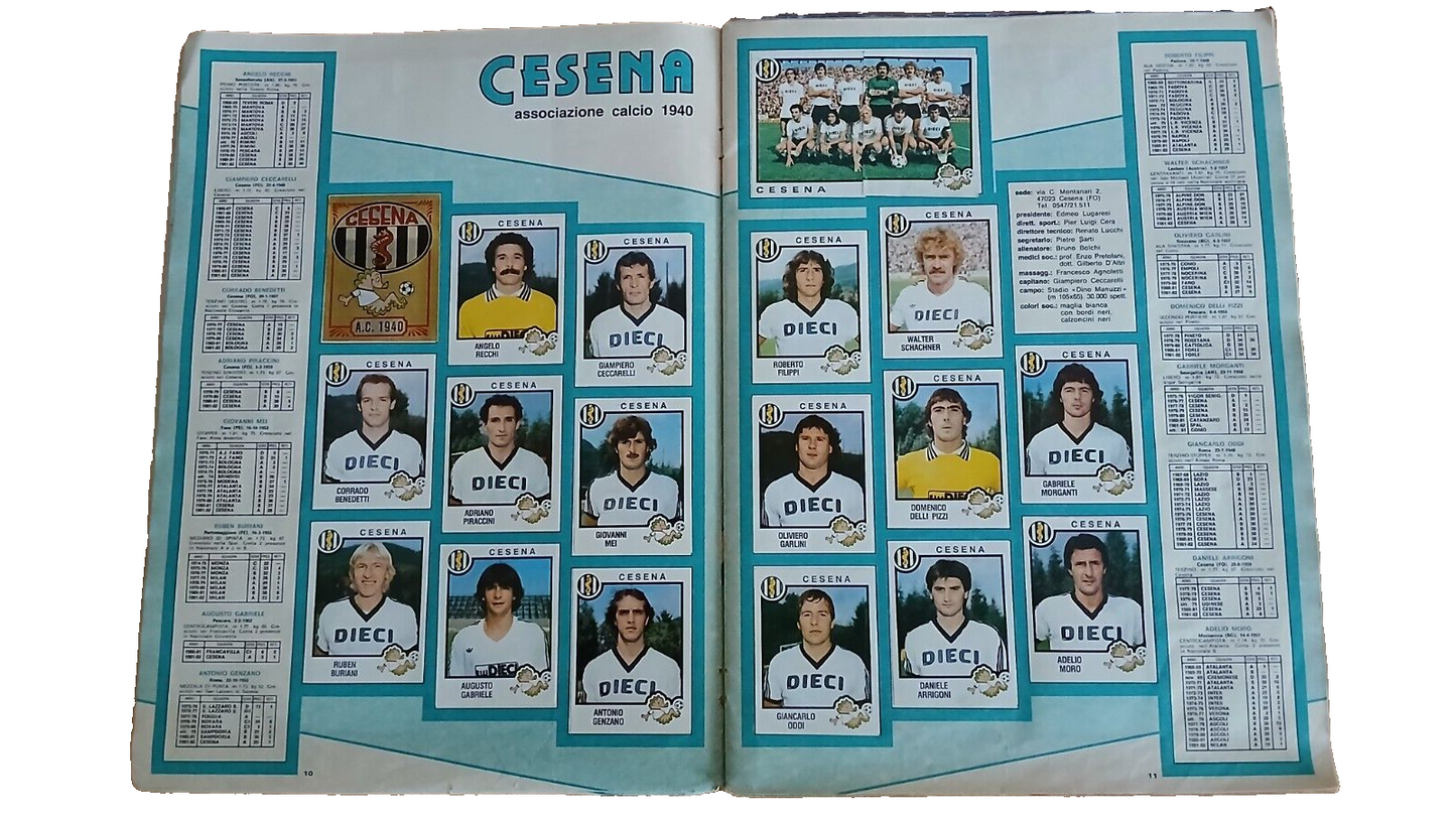 ALBUM CALCIATORI PANINI 1982-83 COMPLETO/FULL