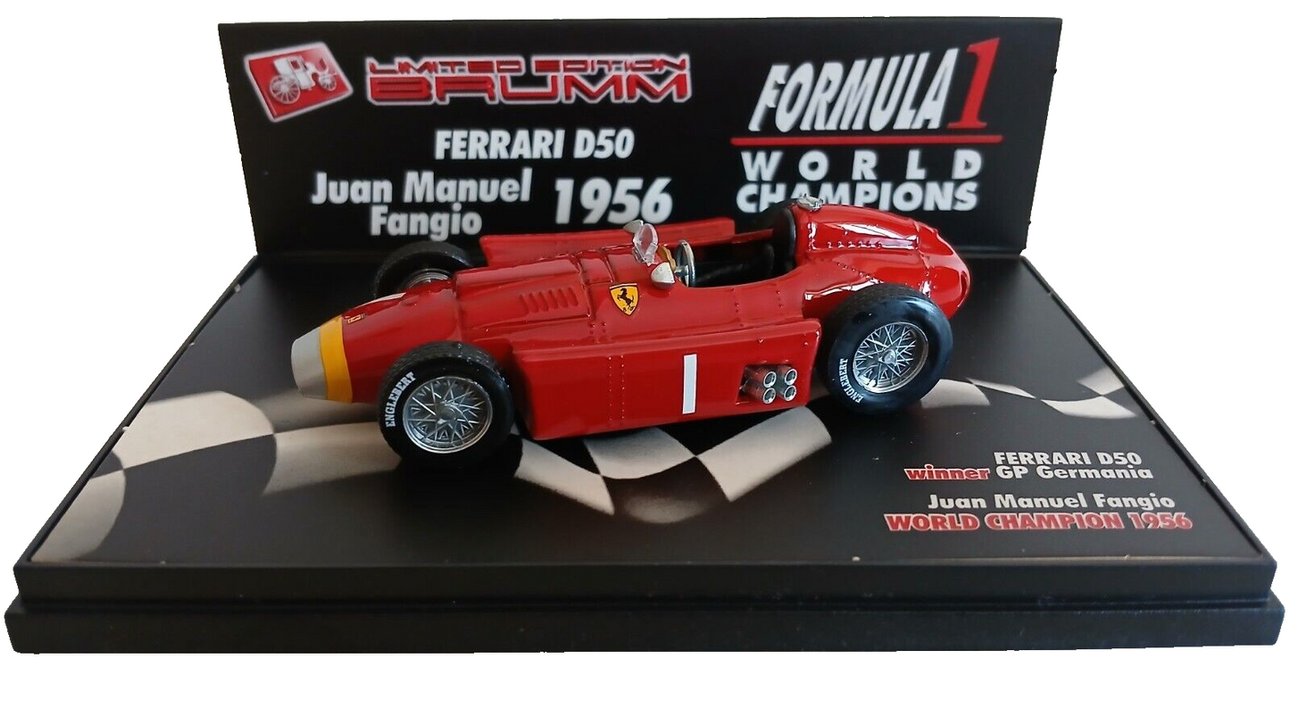 FERRARI D50 WOLRD CHAMPION 1956 BRUMM 1/43