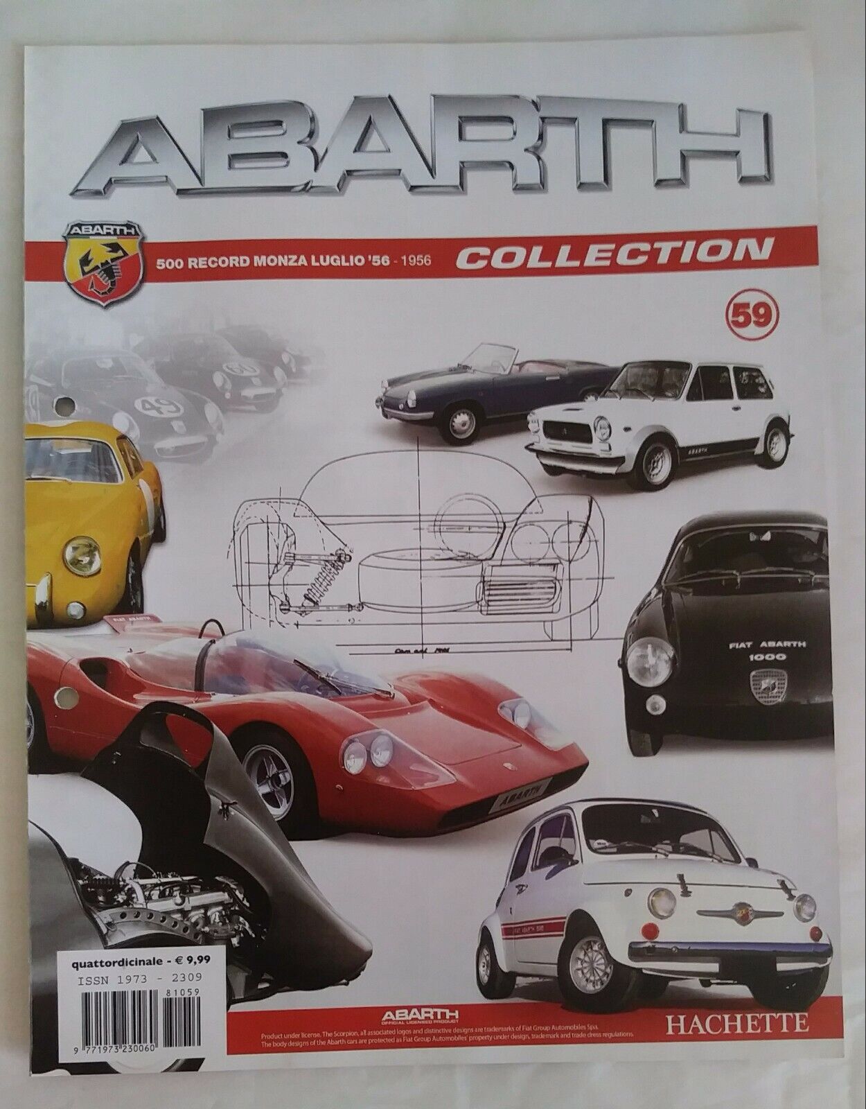 ABARTH COLLECTION FASCICOLI SCEGLI DAL MENU A TENDINA