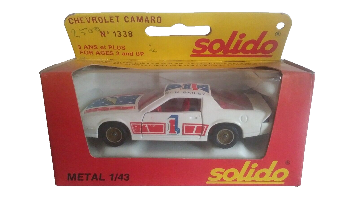 CHEVROLET CAMARO SOLIDO SCALA 1/43