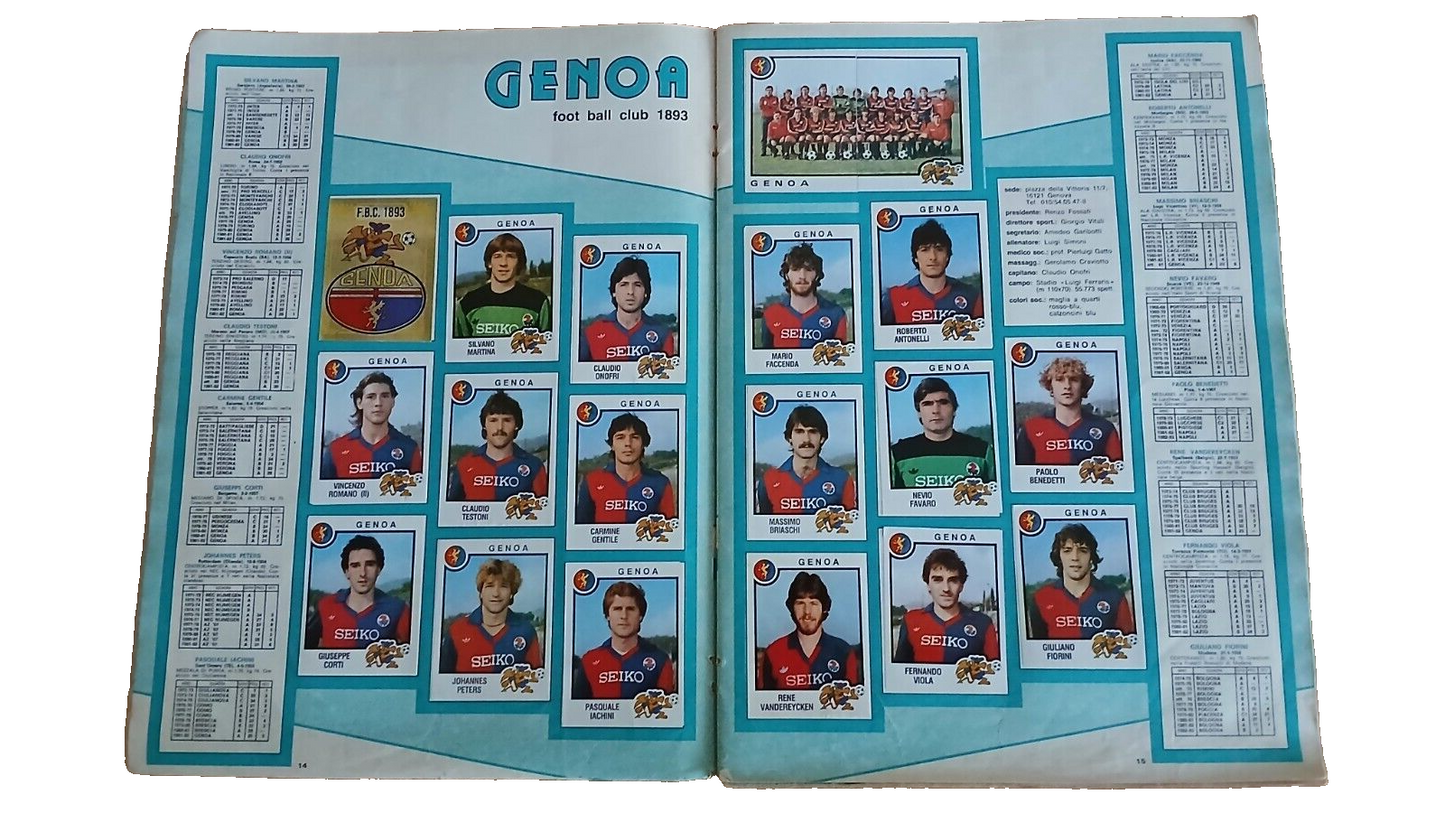 ALBUM CALCIATORI PANINI 1982-83 COMPLETO/FULL