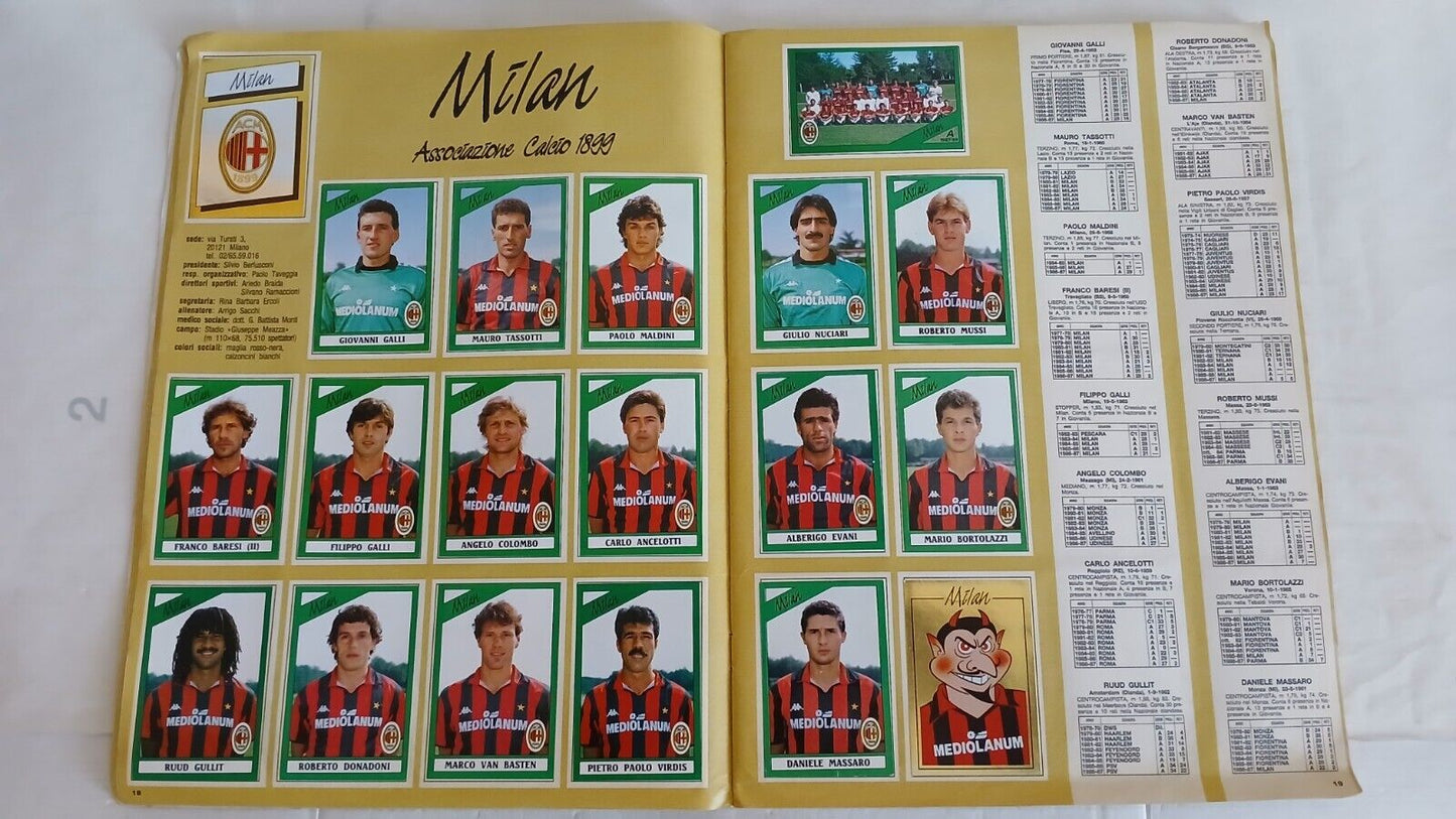 ALBUM CALCIATORI PANINI 1987-88
