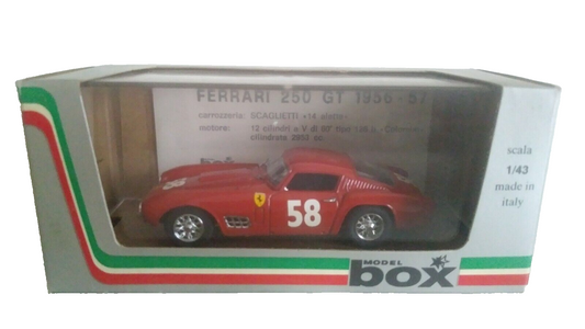 FERRARI 250 GT 1956-57 MODEL BOX SCALA 1/43